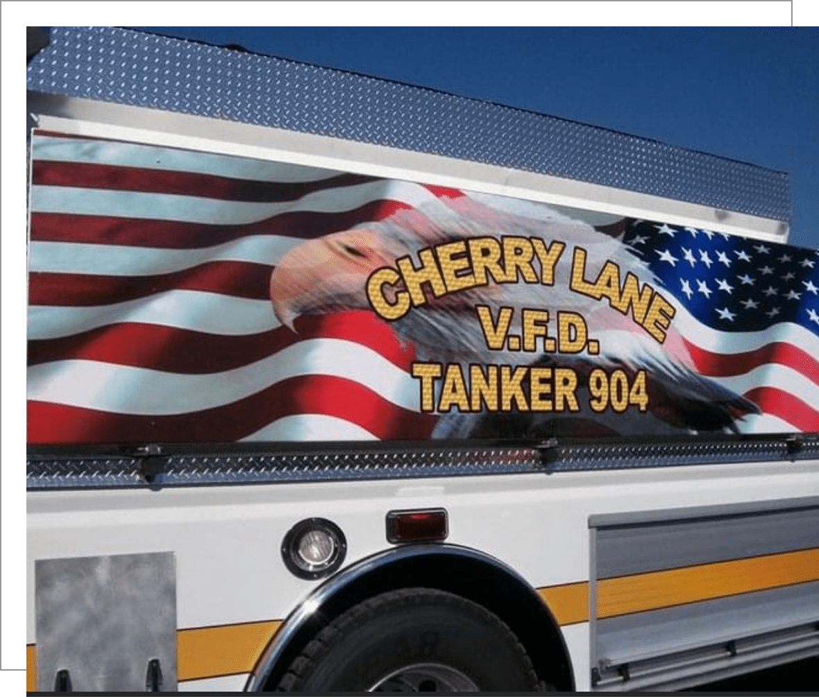 Cherry Lane fire department tanker design